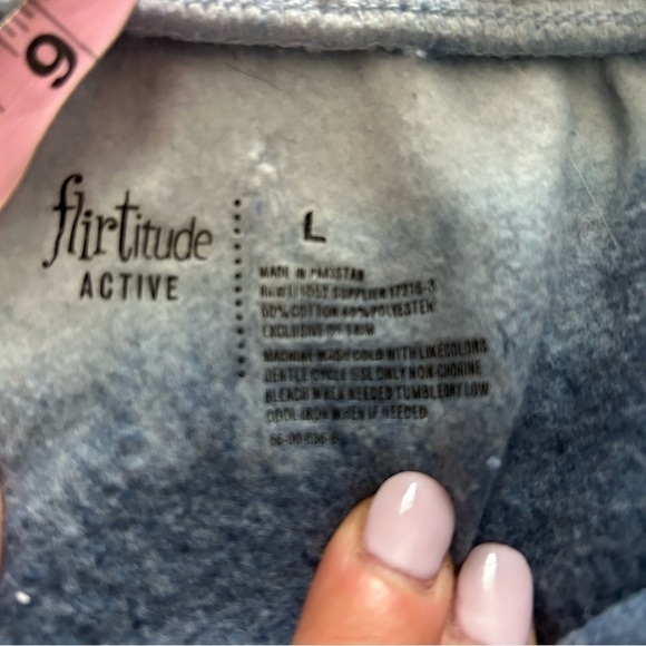 Flirtitude 2 piece tie dye lounge jogger set L - Picture 8 of 8